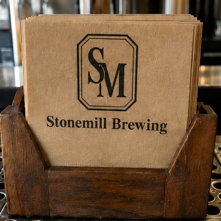 Customized cocktail napkins for breweries and taprooms
