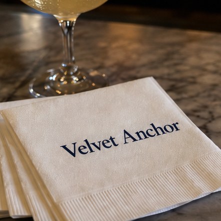 Customized cocktail napkins for cocktail bars and lounges