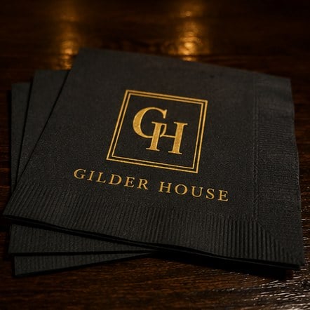 Foil Stamped Cocktail Napkins