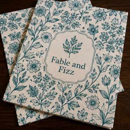Full-Color Cocktail Napkins with custom branding