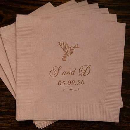 Wedding Cocktail Napkins